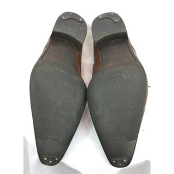 JAIME MASCARO BROWN LEATHER LACE UP OXFORD SHOES 44 - Picture 5 of 5